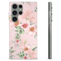 Samsung Galaxy S23 Ultra 5G TPU Cover - Vandfarveblomster
