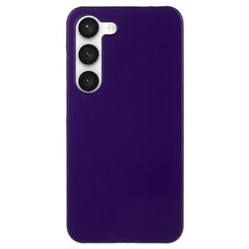 Samsung Galaxy S23+ 5G Gummibelagt Plastik Cover - Lilla