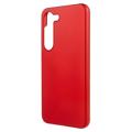 Samsung Galaxy S23+ 5G Gummibelagt Plastik Cover - Rød