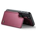 Samsung Galaxy S23+ 5G Caseme C22-etui RFID-kortpung - Rød