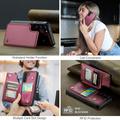Samsung Galaxy S23+ 5G Caseme C22-etui RFID-kortpung - Rød