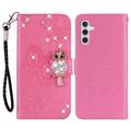 Samsung Galaxy S24 FE Ugle Rhinsten Pung - Hot Pink