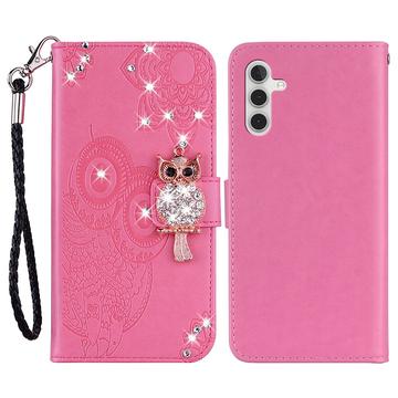 Samsung Galaxy S24 FE Ugle Rhinsten Pung - Hot Pink