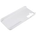 Samsung Galaxy S24 FE Gummibelagt Plastik Cover - Hvid