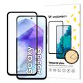 Samsung Galaxy S24 FE Wozinsky Super Tough Skærmbeskyttelse Hærdet Glas - 9H - Sort Kant