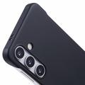 Samsung Galaxy S24 Plastik Cover Uden Sider - Sort