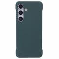 Samsung Galaxy S24 Plastik Cover Uden Sider - Mørkegrøn