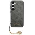 Samsung Galaxy S24 Guess 4G Charms Collection Hybrid Cover - Grå