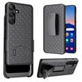 Samsung Galaxy S24 Hybrid Cover med Bælteklips - Sort