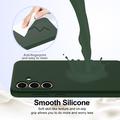 Samsung Galaxy S24 Liquid Silikone Cover - MagSafe Kompatibel - Mørkegrøn