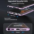 Samsung Galaxy S24 Magnetisk Cover med Hærdet Glas - Sort