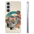 Samsung Galaxy S24+ TPU Cover - Abstrakt Collage