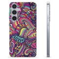 Samsung Galaxy S24+ TPU Cover - Abstrakte Blomster