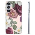 Samsung Galaxy S24+ TPU Cover - Romantiske Blomster