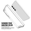 Samsung Galaxy S24 Ridsefast Hybrid Cover - Gennemsigtig