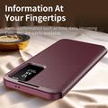 Samsung Galaxy S24 Smart Clear View Flip etui med kortplads