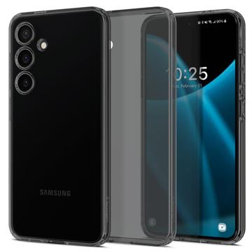 Samsung Galaxy S24 Spigen Liquid Crystal TPU Cover - Gennemsigtig Sort