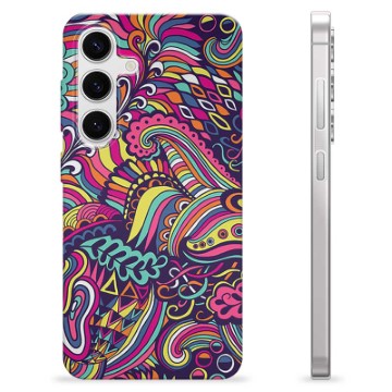 Samsung Galaxy S24 TPU Cover - Abstrakte Blomster