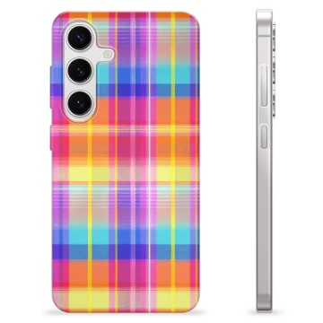 Samsung Galaxy S24 TPU Cover - Flannel Skjorte