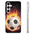 Samsung Galaxy S24 TPU Cover - Fodbold Flamme