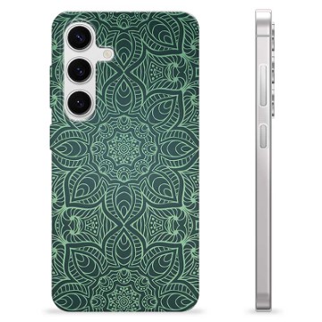 Samsung Galaxy S24 TPU Cover - Grøn Mandala