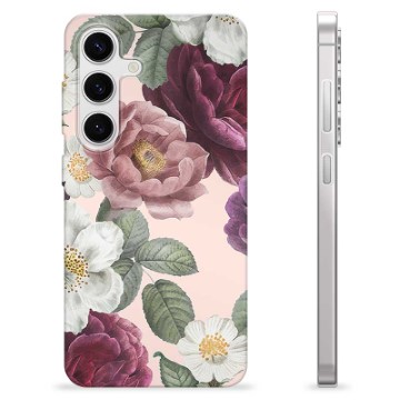 Samsung Galaxy S24 TPU Cover - Romantiske Blomster