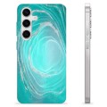 Samsung Galaxy S24 TPU Cover - Turkis Swirl