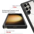 Samsung Galaxy S24 Ultra 360 Beskyttelse Cover - Sort / Klar