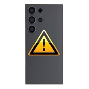 Samsung Galaxy S24 Ultra Bag Cover Reparation - Sort