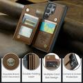 Samsung Galaxy S24 Ultra Caseme C22 Cover med RFID-kortpung - Brun