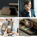 Samsung Galaxy S24 Ultra Caseme C22 Cover med RFID-kortpung - Brun