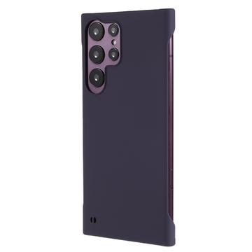 Samsung Galaxy S24 Ultra Plastik Cover Uden Sider - Mørkelilla
