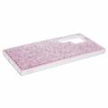 Samsung Galaxy S24 Ultra Glitter Flakes TPU Cover - Pink
