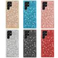 Samsung Galaxy S24 Ultra Glitter Series Hybrid Cover - Guld