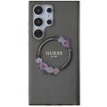 Samsung Galaxy S24 Ultra Guess IML Flowers Wreath Cover - MagSafe-kompatibel