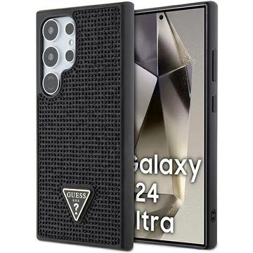 Samsung Galaxy S24 Ultra Guess Rhinestones Triangle Metal Logo Cover