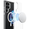 Samsung Galaxy S24 Ultra Hybrid Cover - MagSafe Kompatibel - Gennemsigtig