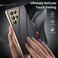 Samsung Galaxy S24 Ultra Magnetisk Cover med Hærdet Glas - Privatliv - Sort