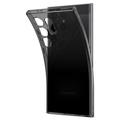 Samsung Galaxy S24 Ultra Spigen Liquid Crystal TPU Cover - Gennemsigtig Sort