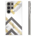 Samsung Galaxy S24 Ultra TPU Cover - Abstrakt Marmor