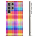 Samsung Galaxy S24 Ultra TPU Cover - Flannel Skjorte