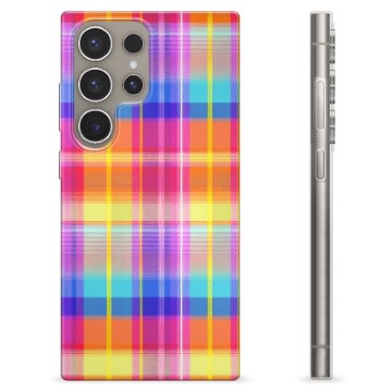 Samsung Galaxy S24 Ultra TPU Cover - Flannel Skjorte