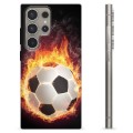 Samsung Galaxy S24 Ultra TPU Cover - Fodbold Flamme