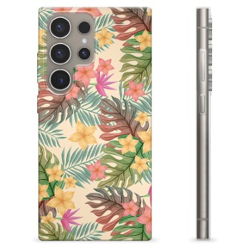 Samsung Galaxy S24 Ultra TPU Cover - Lyserøde Blomster