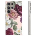 Samsung Galaxy S24 Ultra TPU Cover - Romantiske Blomster