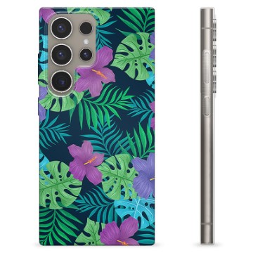 Samsung Galaxy S24 Ultra TPU Cover - Tropiske Blomster