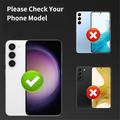 Samsung Galaxy S24+ Hat Prince Kamera Linse Skærmbeskyttelse Hærdet Glas - Sort