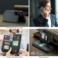 Samsung Galaxy S24+ Caseme C22 Cover med RFID-kortpung - Sort