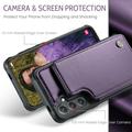 Samsung Galaxy S24+ Caseme C22 Cover med RFID-kortpung - Lilla