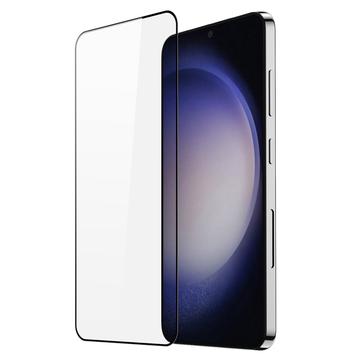 Samsung Galaxy S24+ Dux Ducis Medium Alumina Skærmbeskyttelse Hærdet Glas - 9H - Sort Kant
